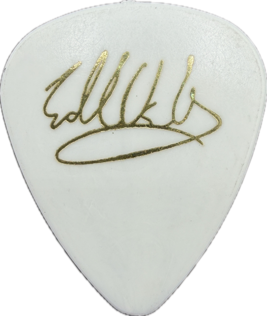EDDIE VAN HALEN EVH 2003 STUDIO TOUR GUITAR PICK reverse