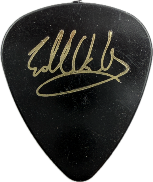 EDDIE VAN HALEN EVH 2006 REUNION TOUR GUITAR PICK reverse