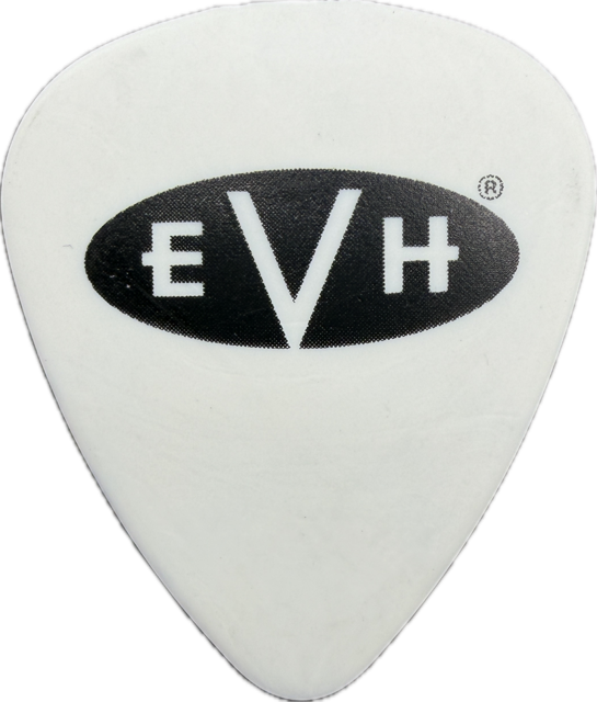 EDDIE VAN HALEN EVH 2012 A DIFFERENT KIND OF TRUTH TOUR GUITAR PICK reverse