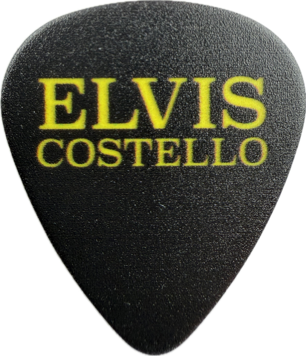 Elvis Costello Master of Ceremonies guitar pick reverse - PICKREBEL original photography reverse