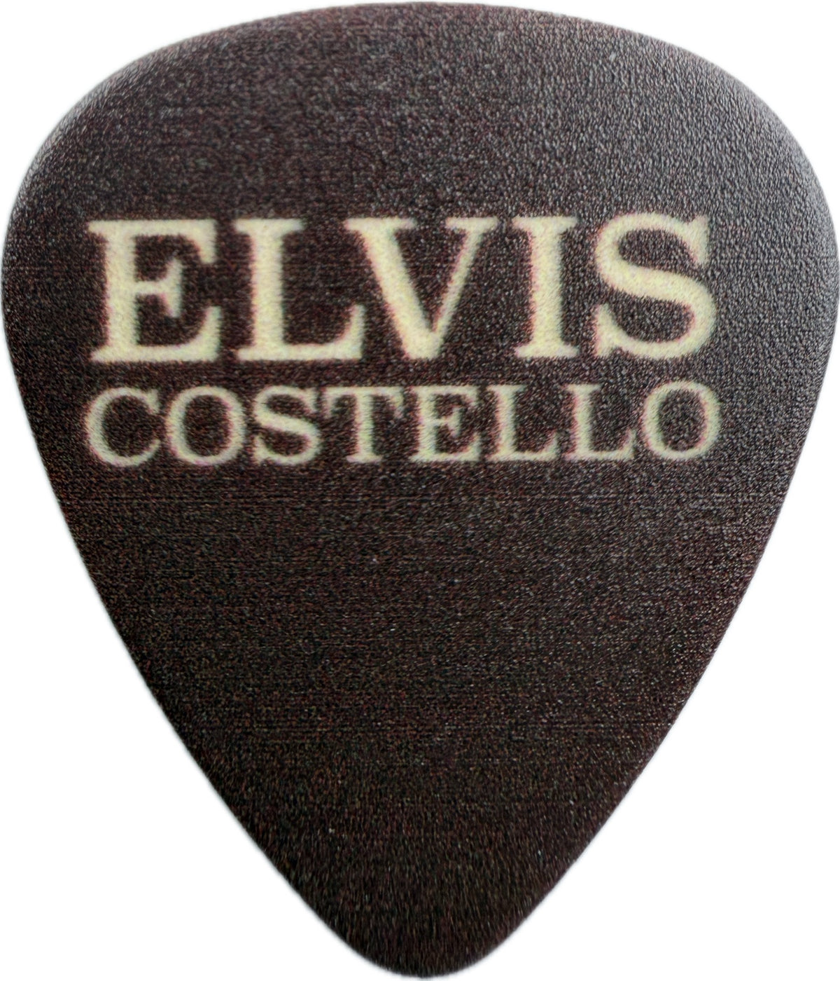 Elvis Costello Playing Guitar guitar pick reverse - PICKREBEL original photography reverse
