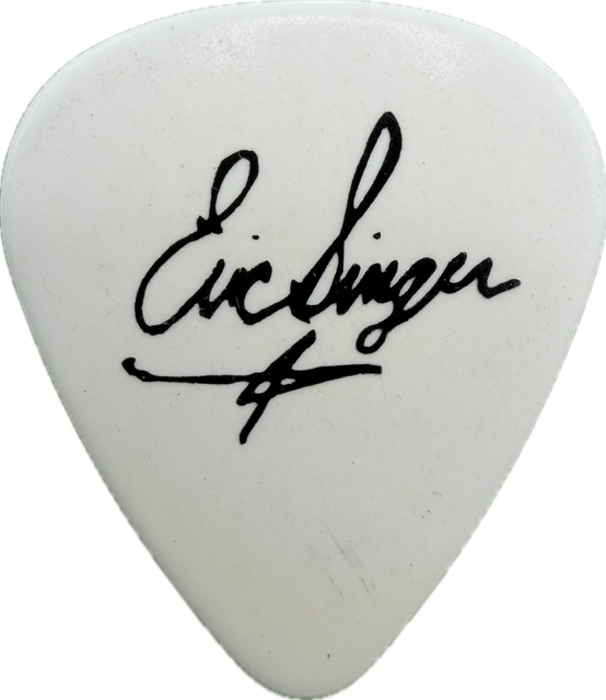 ERIC SINGER KISS MONSTER EUROPE 2013 TOUR GUITAR PICK reverse