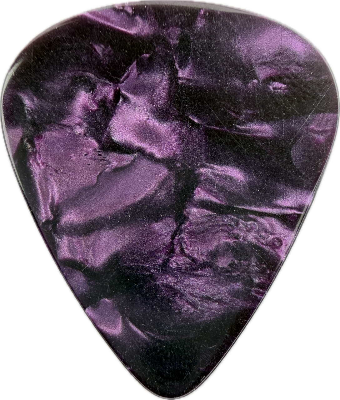 FENDER PREMIUM CELLULOID 351 HEAVY PURPLE GUITAR PICK reverse
