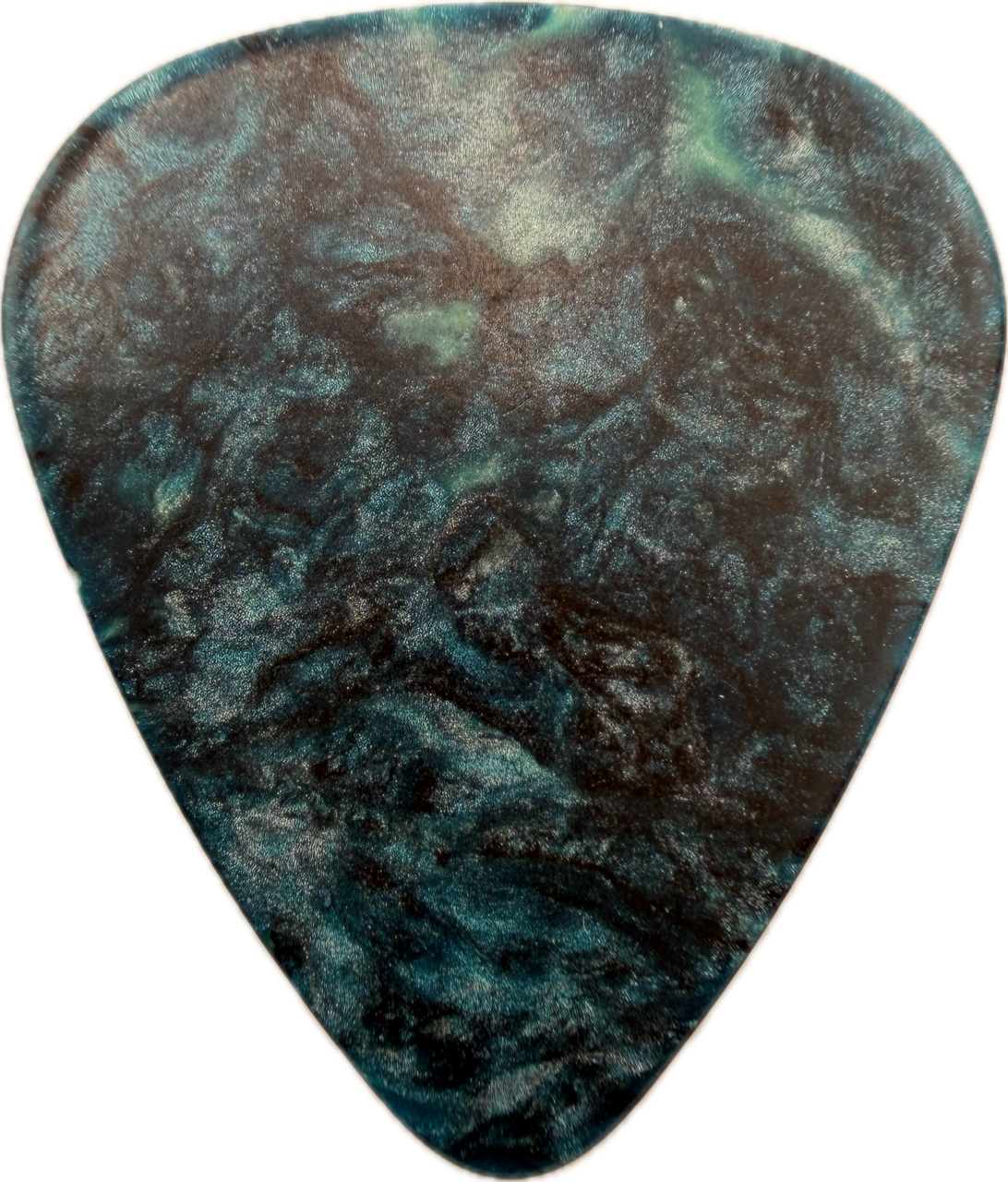 FENDER PREMIUM CELLULOID 351 MEDIUM BLUE GUITAR PICK reverse