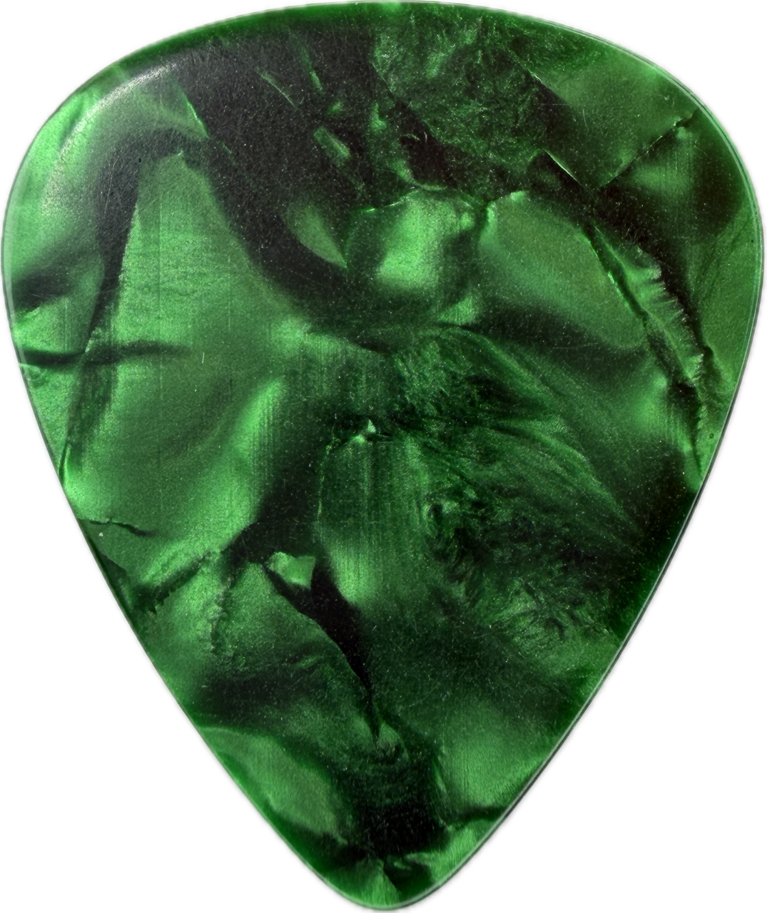 FENDER PREMIUM CELLULOID 351 MEDIUM GREEN GUITAR PICK reverse