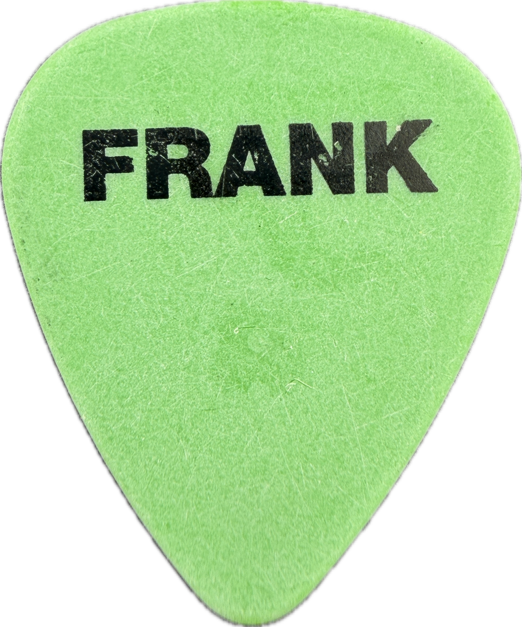 frank black the pixies 2004 reunion tour fb logo dunlop green tortex tortex guitar pick reverse pickrebel photo reverse