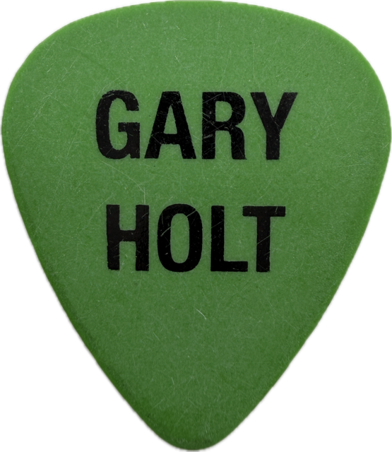 GARY HOLT SLAYER 2011 HELL ON EARTH TOUR GUITAR PICK reverse