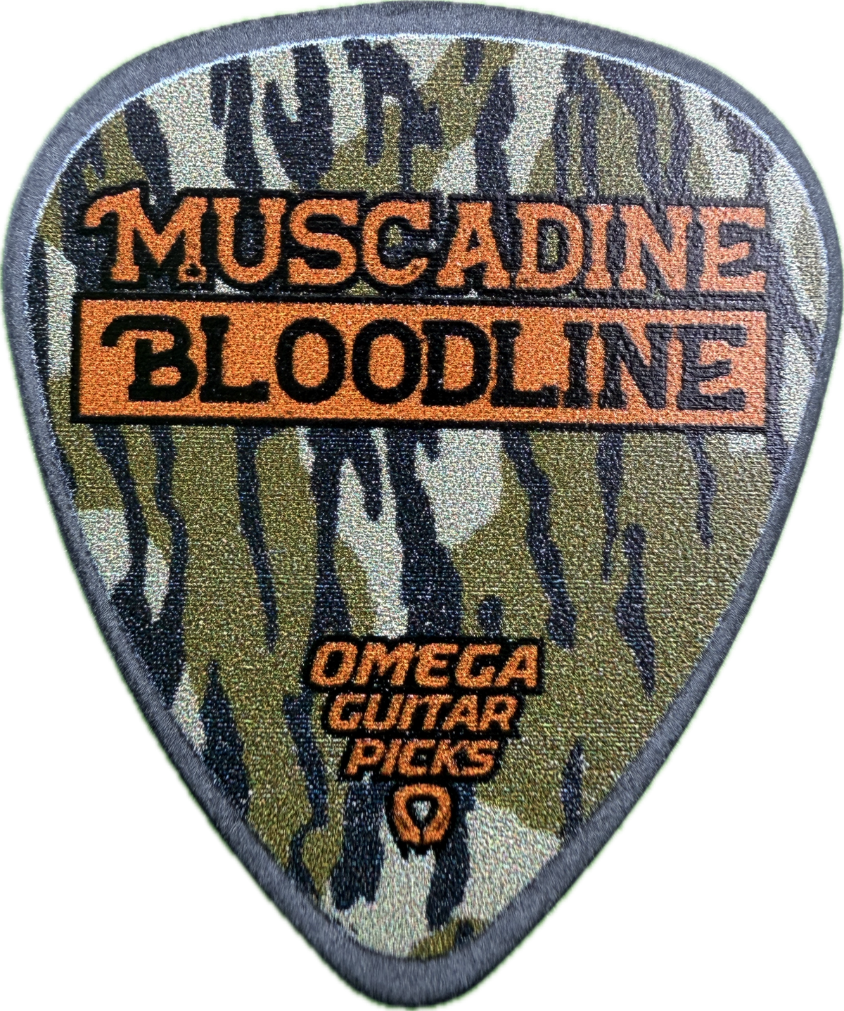 gary stanton muscadine bloodline camouflage logo signature guitar pick guitar pick reverse pickrebel photo reverse