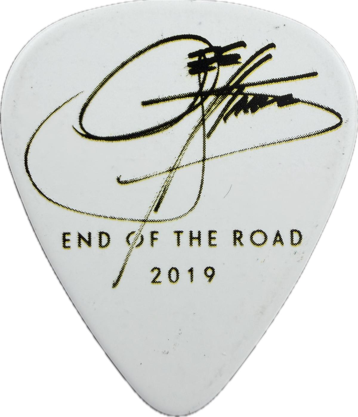 gene simmons kiss 2019 end of the road tour guitar pick gene simmons signature end of the road 2019 guitar pick reverse pickrebel photo reverse