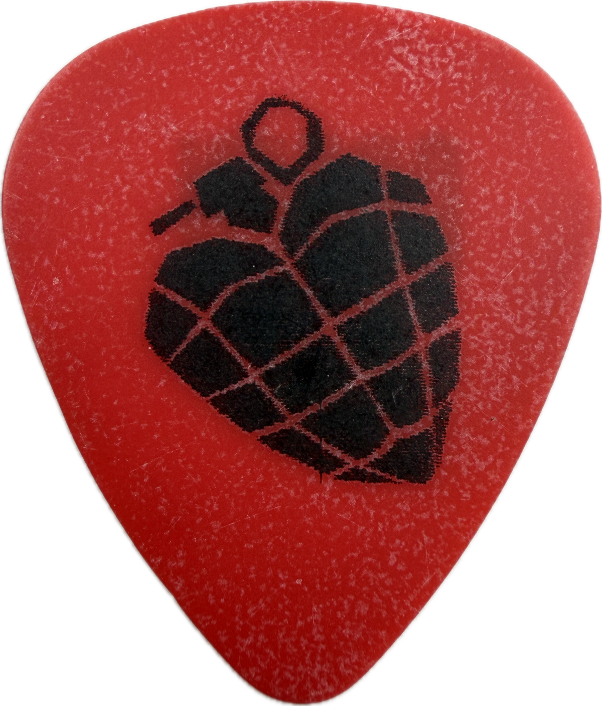 green day american idiot red grenade guitar pick reverse pickrebel photo reverse