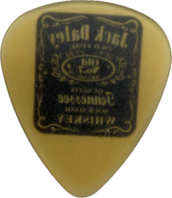 JACK DALEY LENNY KRAVITZ 2004 BAPTISM TOUR GUITAR PICK reverse