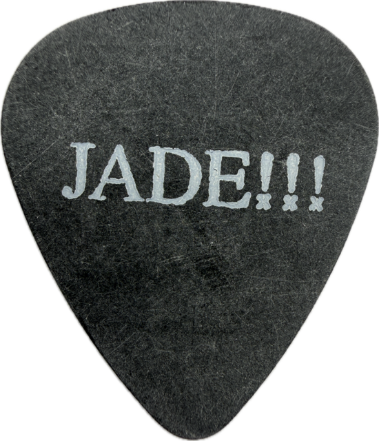 JADE PUGET A FIRE INSIDE AFI 2003 SING THE SORROW TOUR GUITAR PICK reverse