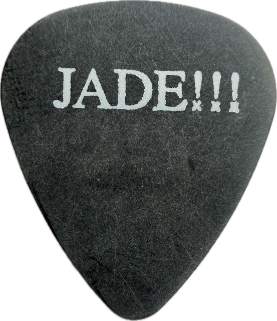 JADE PUGET AFI 2003 SING THE SORROW TOUR GUITAR PICK reverse