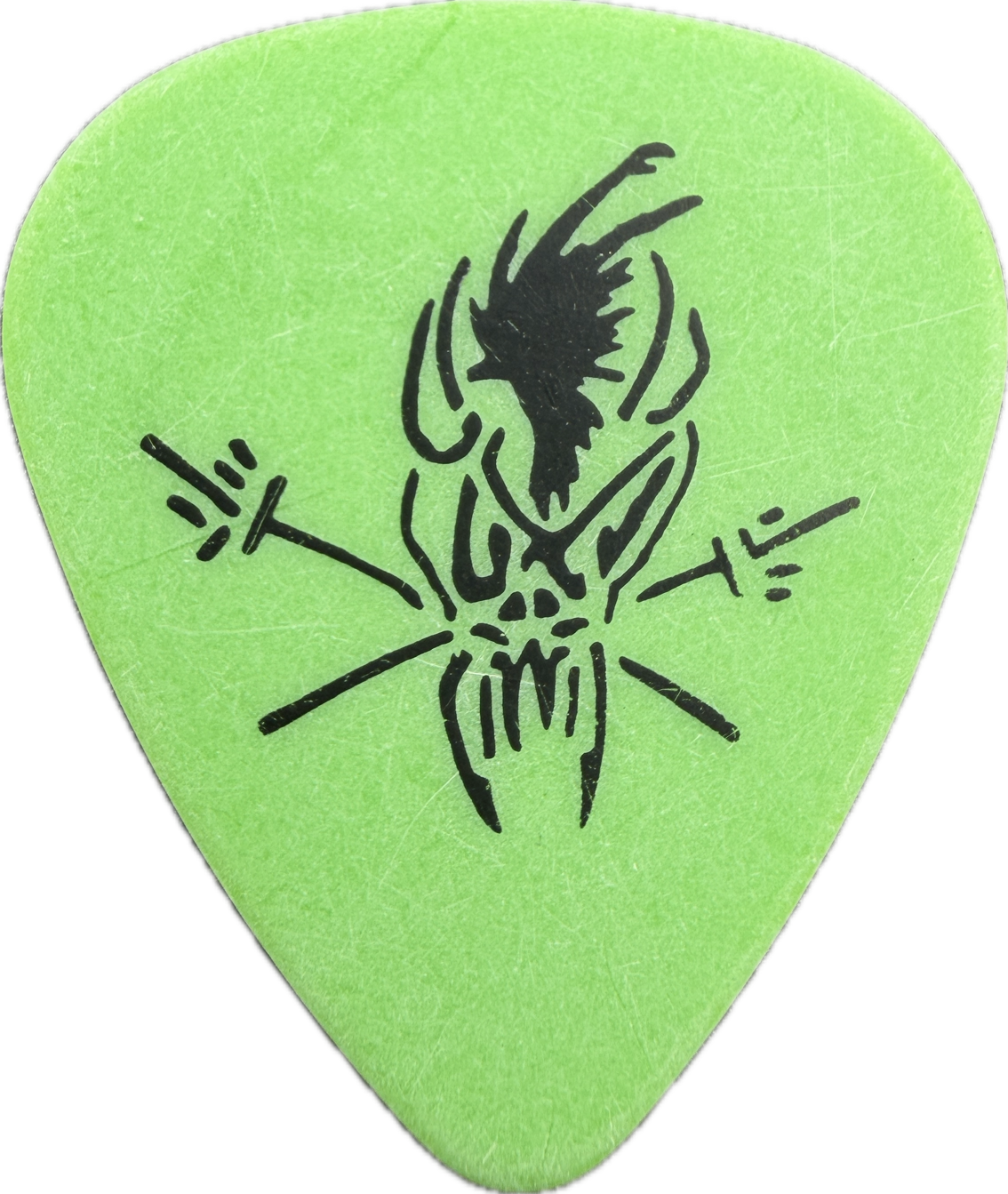 james hetfield metallica 1993 black album tour scary guy green guitar pick reverse pickrebel photo reverse