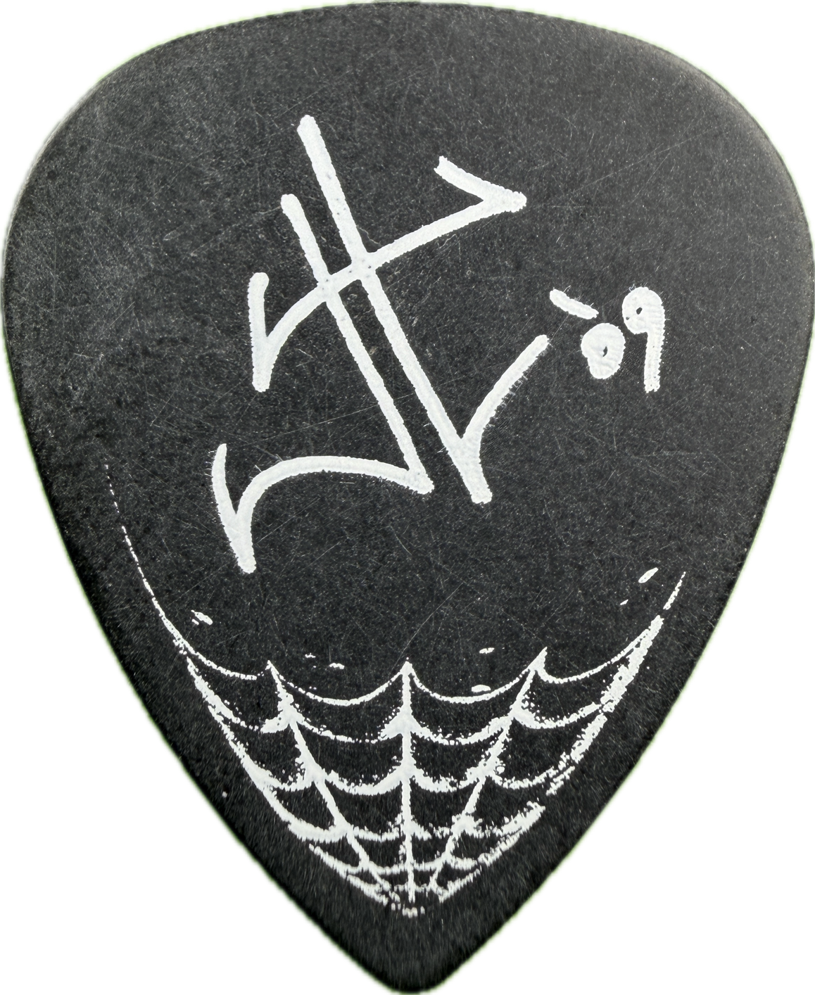 james hetfield metallica 2009 death magnetic tour papa het black guitar pick reverse pickrebel photo reverse
