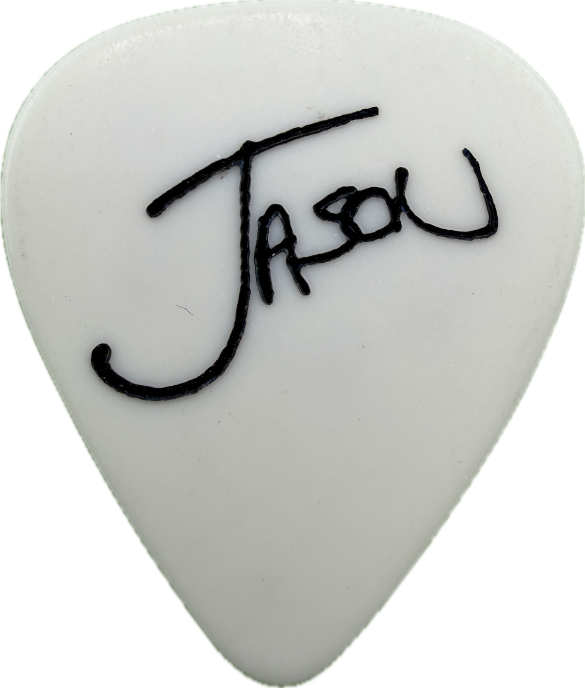 jason bieler saigon kick 1991 us tour signature white guitar pick reverse pickrebel photo reverse