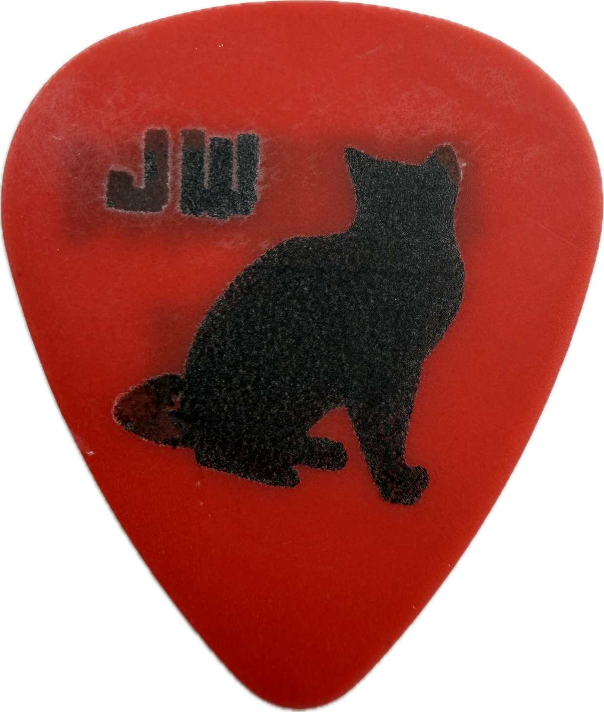 jason white green day 21st century breakdown red cat guitar pick reverse pickrebel photo reverse