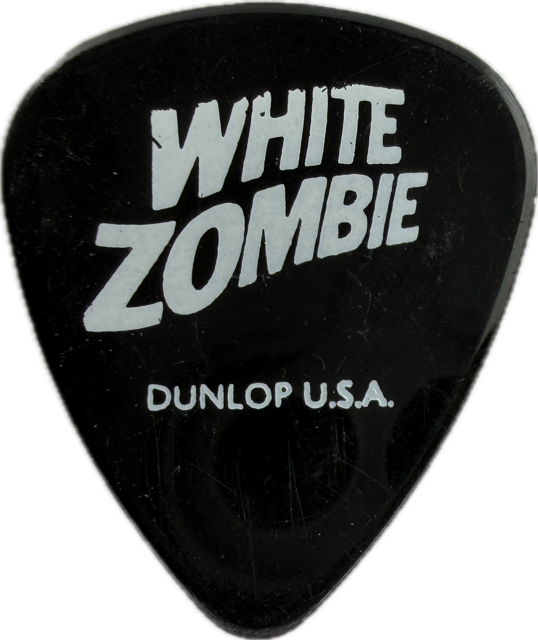JAY YUENGER WHITE ZOMBIE 1995 ASTRO CREEP TOUR SPACEMAN GUITAR PICK reverse