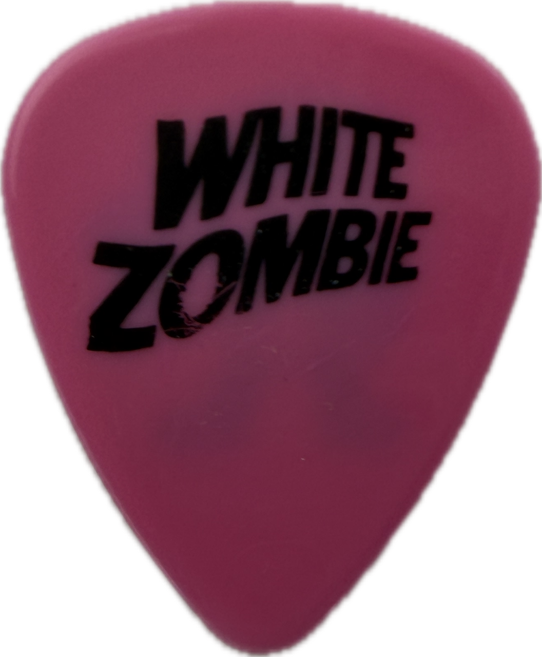 jay yuenger white zombie 1996 astro creep 2000 tour astronaut pink guitar pick reverse pickrebel photo reverse