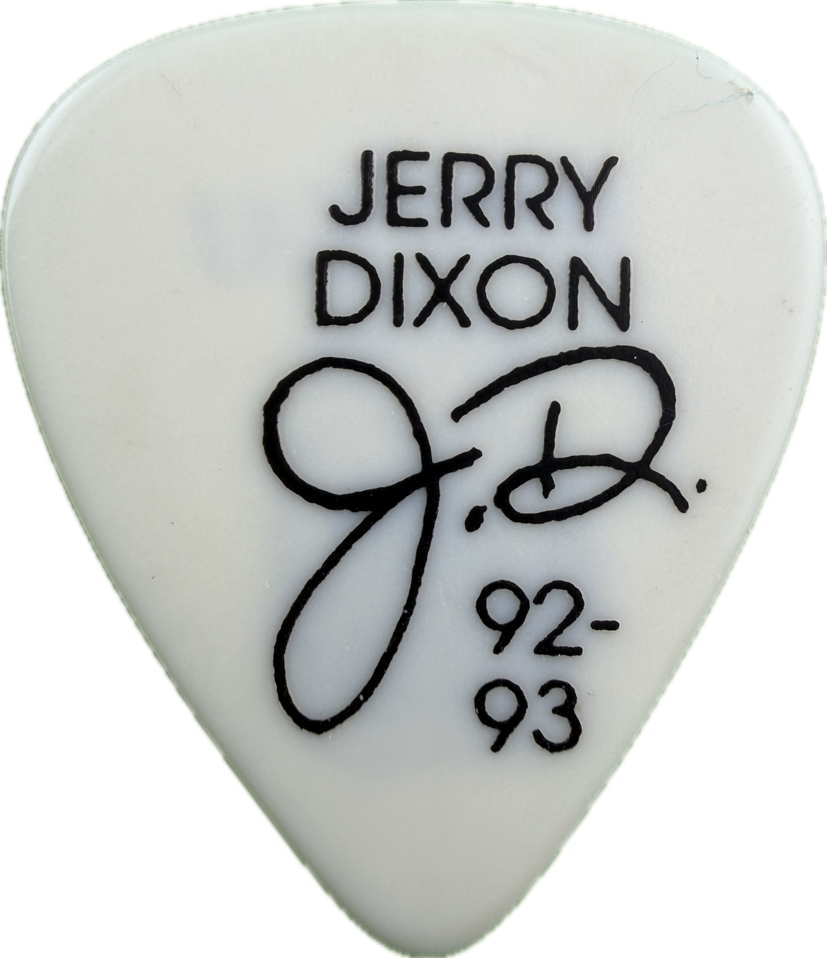 jerry dixon warrant 1992 93 dog eat dog tour guitar pick reverse pickrebel photo reverse