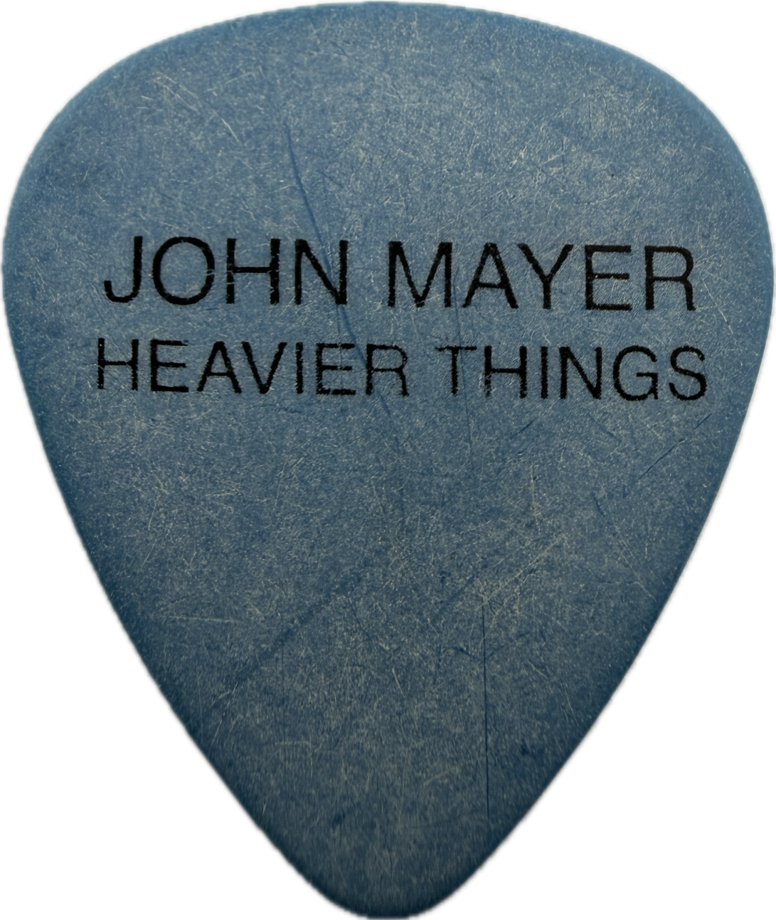 john mayer heavier things silhouette omega gp blue guitar pick reverse pickrebel photo reverse