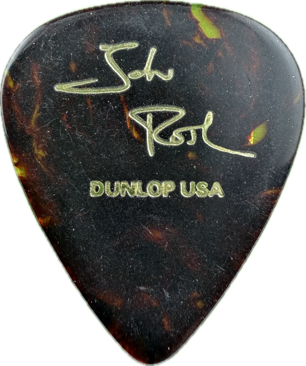 john roth winger 2003 2003 tour dunlop tortoiseshell style appearance guitar pick reverse pickrebel photo reverse