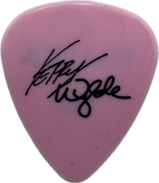 KERRY KING SLAYER 2006 UNHOLY ALLIANCE TOUR KERRY WYLDE GUITAR PICK reverse