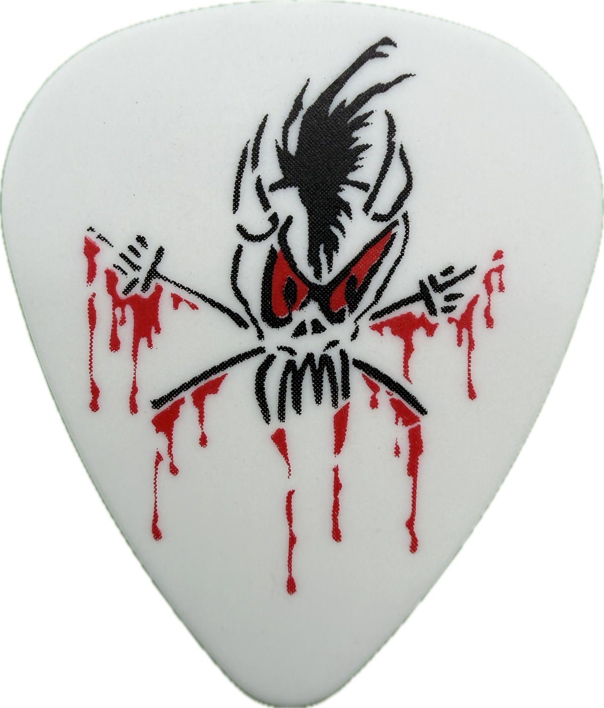 kirk hammett metallica 2004 st anger tour red tongue white guitar pick reverse pickrebel photo reverse