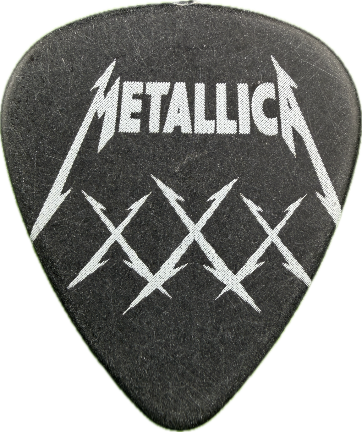 kirk hammett metallica 2011 30th anniversary tour skull black guitar pick reverse pickrebel photo reverse