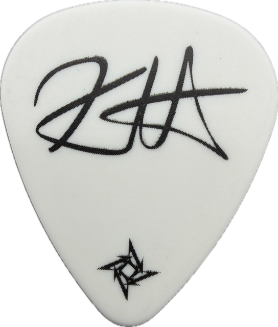 KIRK HAMMETT DIRTY DONNY MONSTER GUITAR PICK reverse