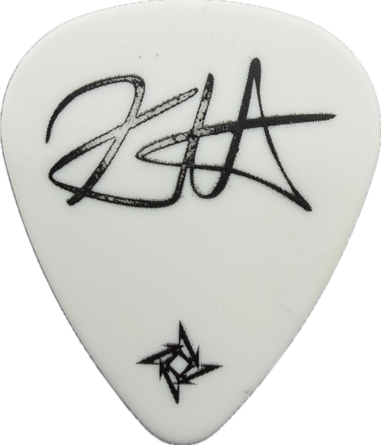 KIRK HAMMETT DIRTY DONNY SKULL GUITAR PICK reverse