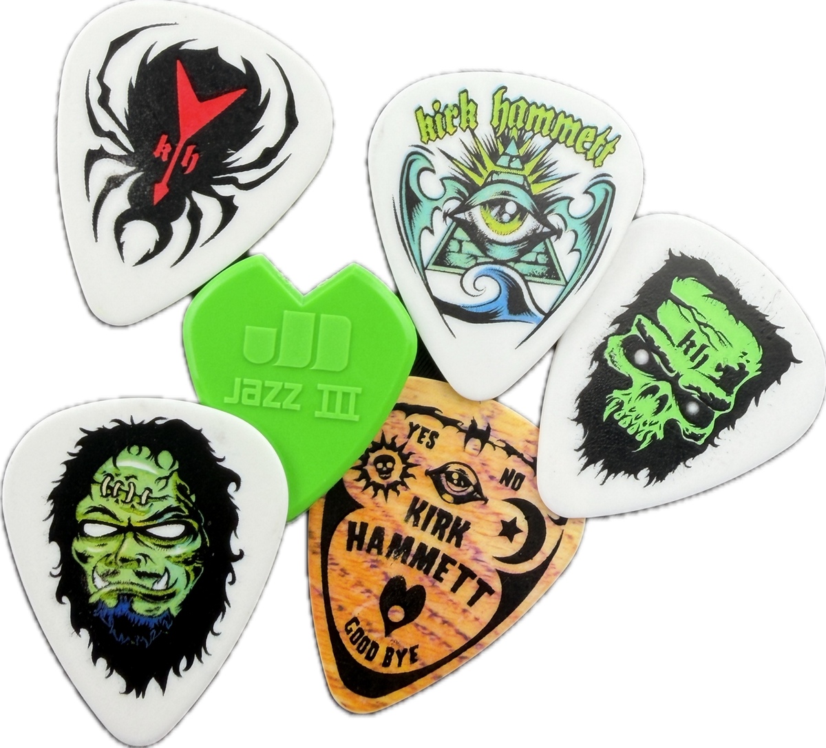 KIRK HAMMETT SIGNATURE GUITAR PICK TIN detail 2