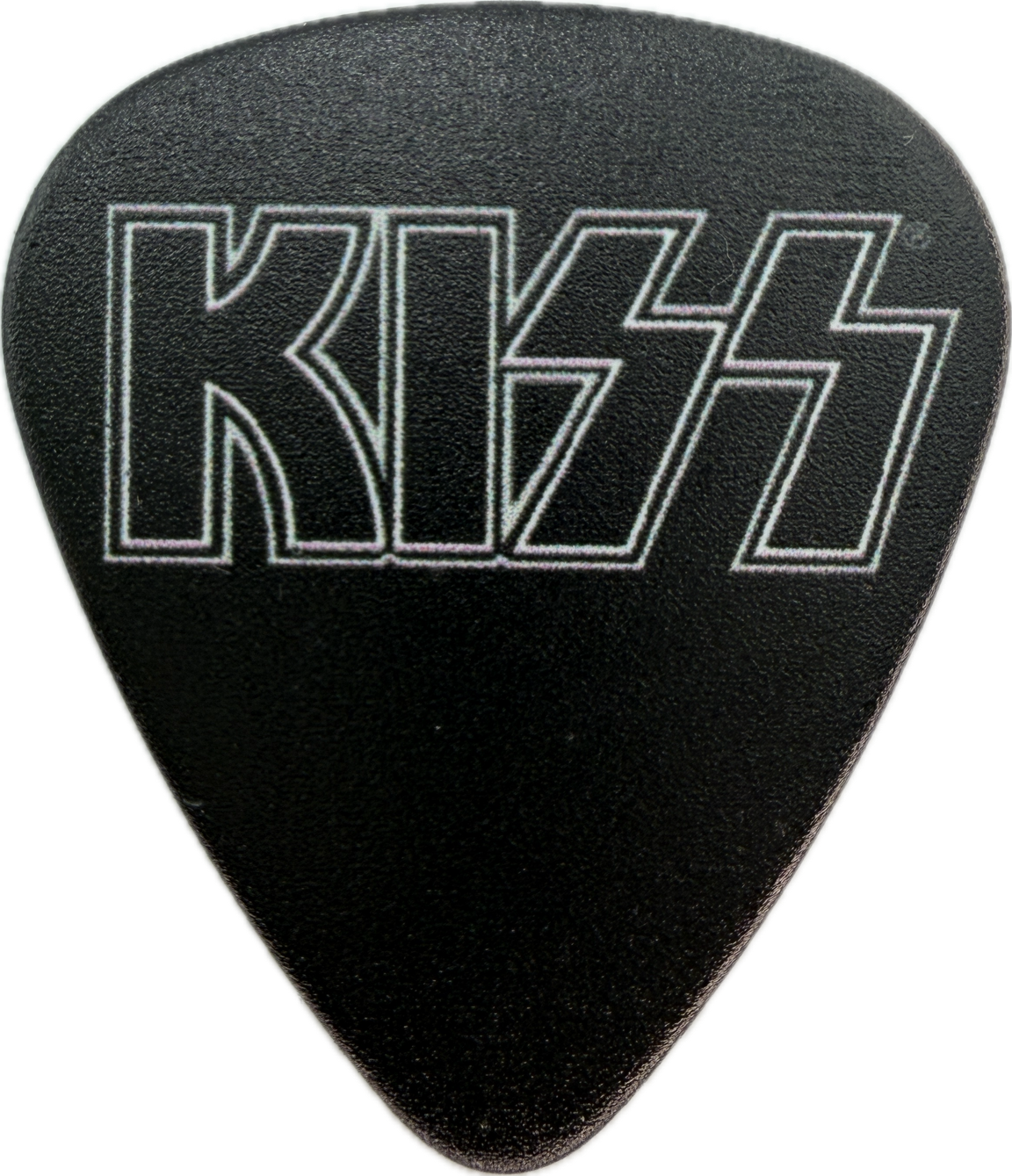 KISS LOGO GUITAR PICK reverse