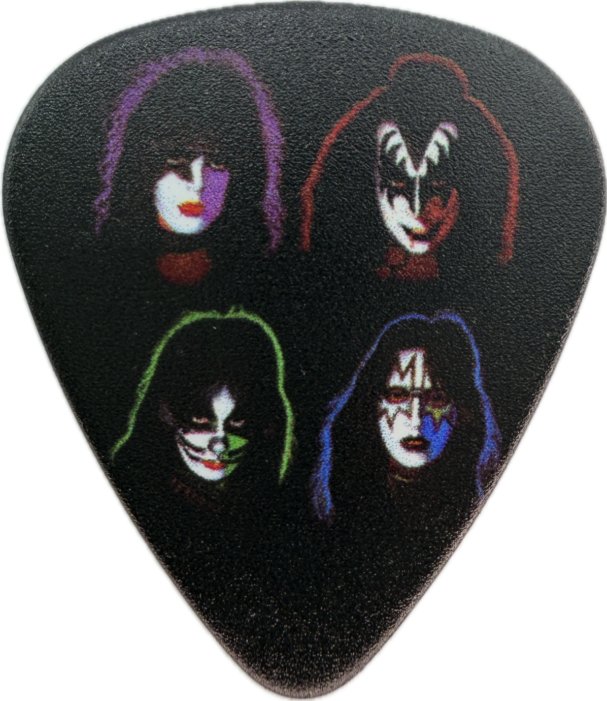 KISS ORIGINAL MEMBERS GUITAR PICK reverse
