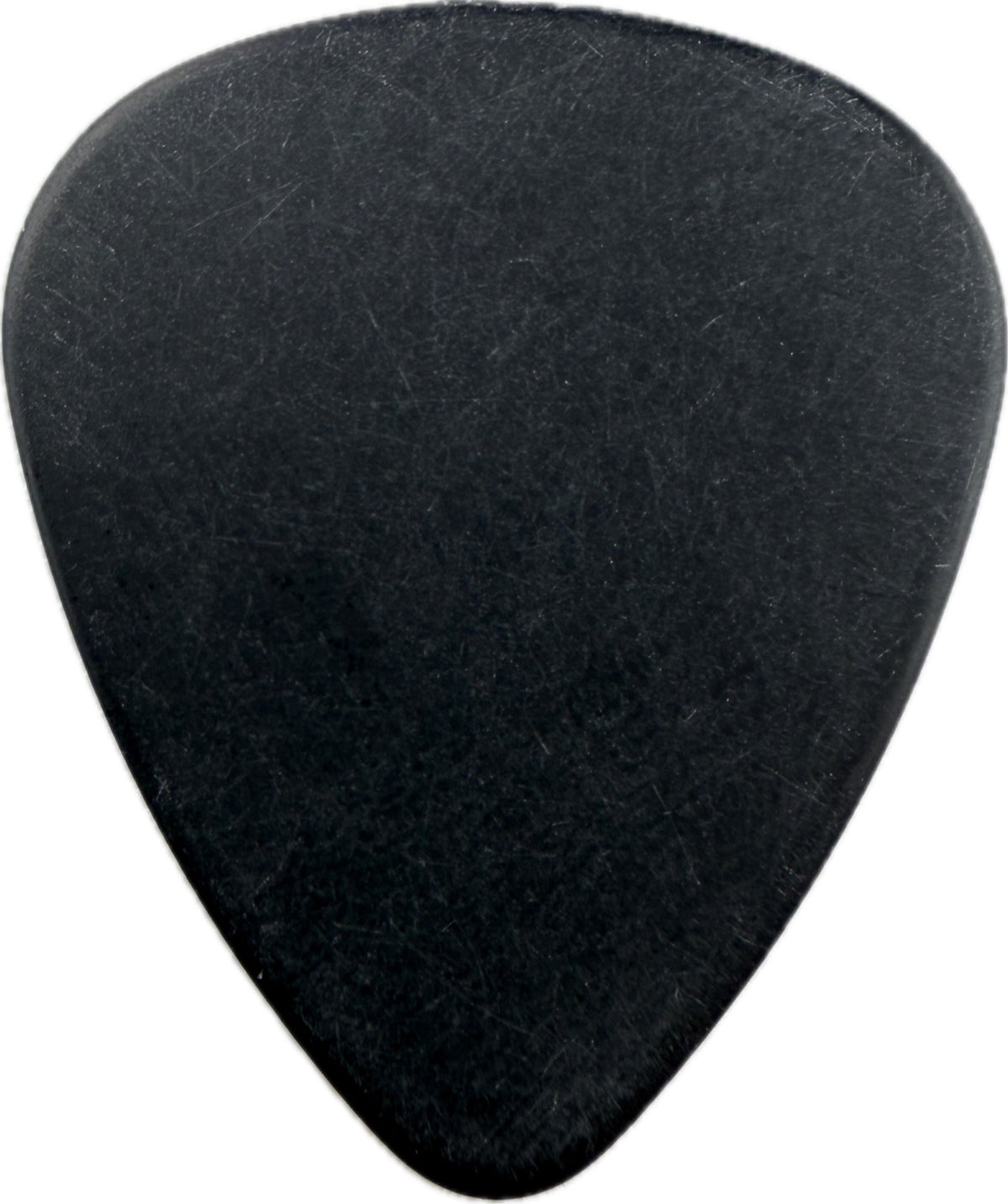 Plain black reverse of the KISS The Tour 2012 V.I.P. logo guitar pick reverse