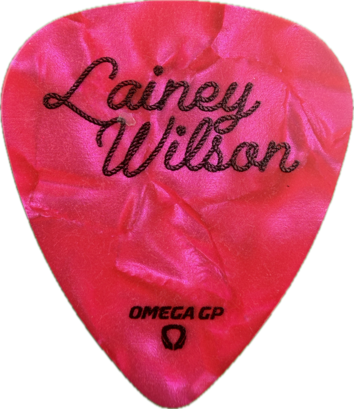 lainey wilson whirlwind 2025 bell bottom country tour logo guitar pick guitar pick reverse pickrebel photo reverse