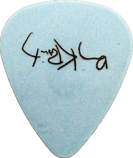LENNY KRAVITZ 1998 5 TOUR GUITAR PICK reverse