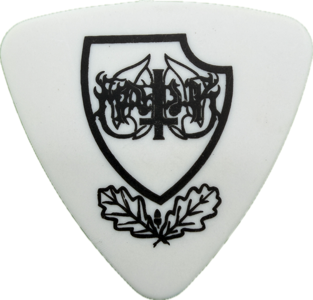 MARDUK SKULL CREST GUITAR PICK reverse