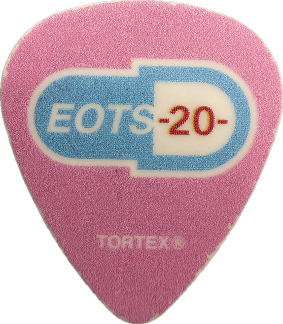 BLINK-182 ENEMA OF THE STATE 20TH ANNIVERSARY 2019 TOUR GUITAR PICK reverse