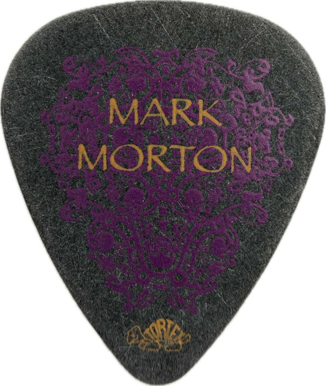 mark morton lamb of god 2006 sacrament tour purple logo black guitar pick reverse pickrebel photo reverse