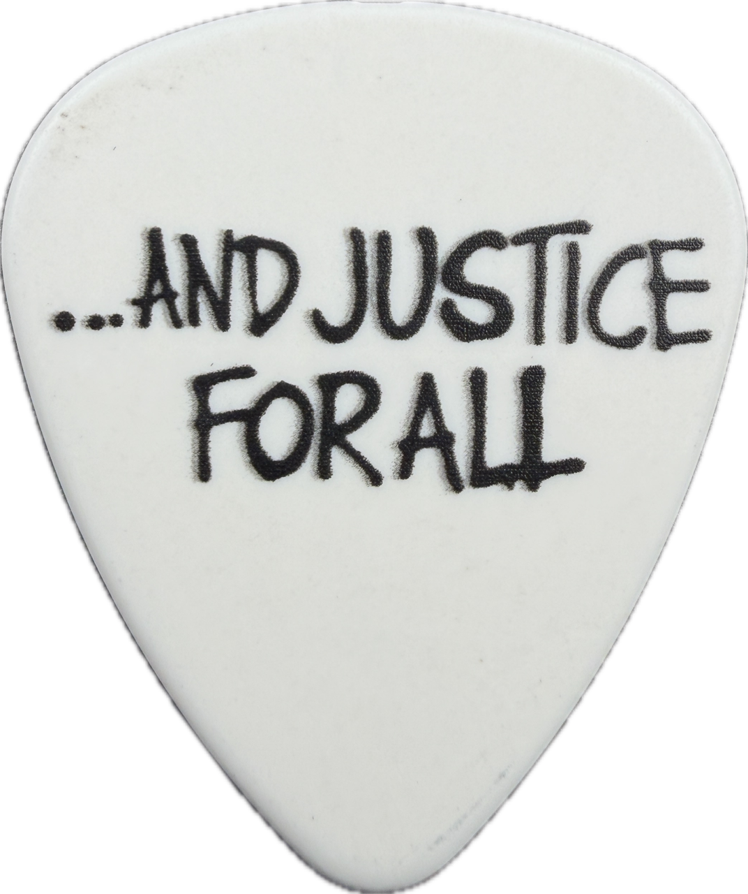 metallica and justice for all album cover guitar pick back pickrebel photo reverse