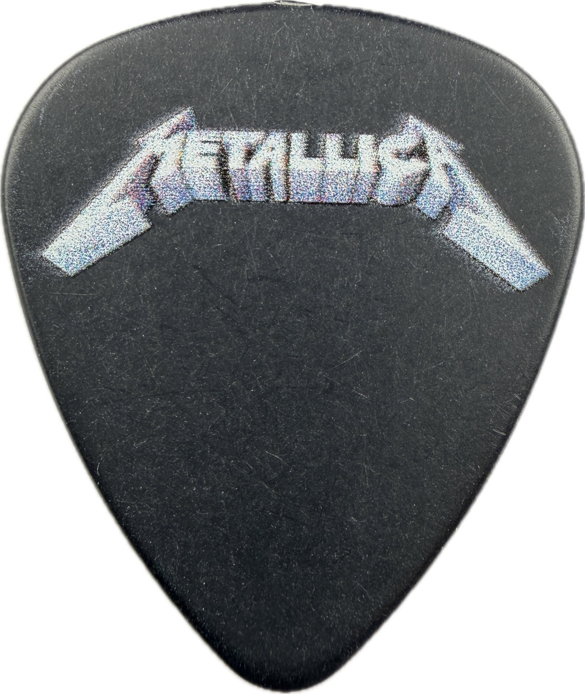 Metallica Life Burns Faster Master of Puppets Sphere Las Vegas guitar pick reverse reverse