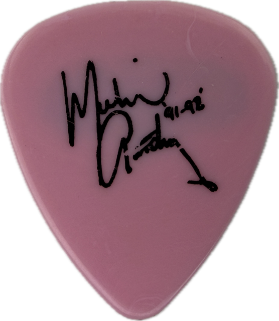 MICHAEL ANTHONY VAN HALEN 1991 CARNAL KNOWLEDGE TOUR GUITAR PICK reverse