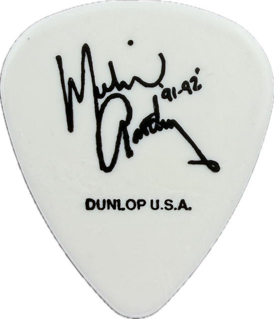 MICHAEL ANTHONY VAN HALEN 1991 FOR UNLAWFUL CARNAL KNOWLEDGE TOUR GUITAR PICK reverse
