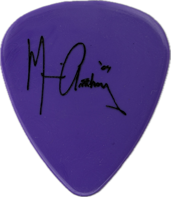 MICHAEL ANTHONY VAN HALEN 2004 REUNION TOUR GUITAR PICK reverse