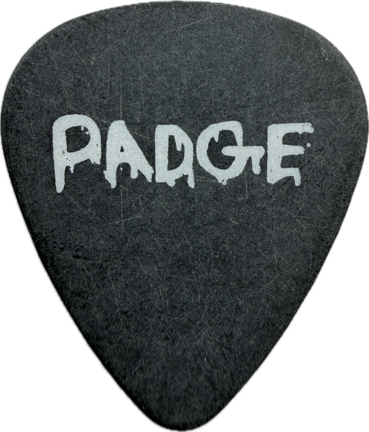 michael paget bullet for my valentine 2010 tour guitar pick padge black guitar pick reverse pickrebel photo reverse