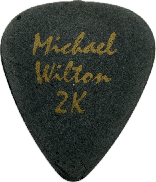 MICHAEL WILTON QUEENSRŸCHE 2003 TRIBE TOUR GUITAR PICK reverse