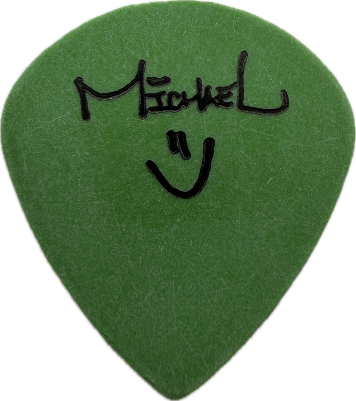mike einziger incubus 2002 morning view tour signature dunlop green tortex guitar pick reverse pickrebel photo reverse