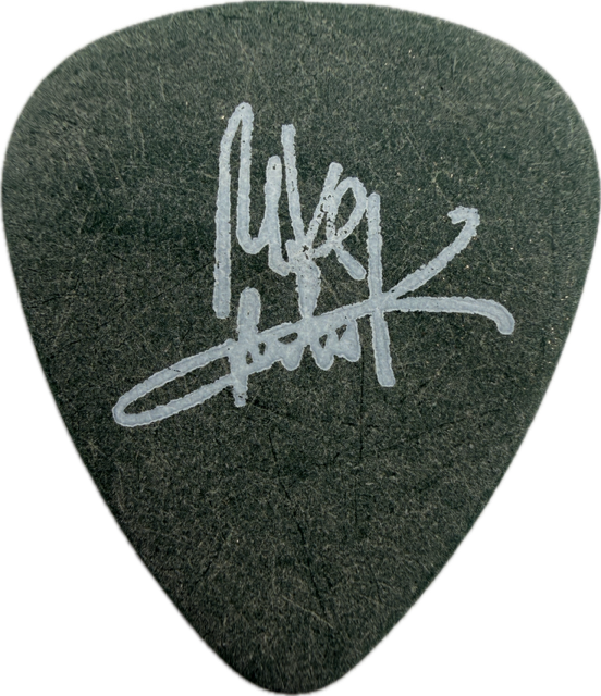 MIKE MUSHOK STAIND 2003 14 SHADES OF GREY TOUR GUITAR PICK reverse