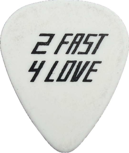 nikki sixx motley crue 2008 crue fest tour guitar pick reverse pickrebel photo reverse